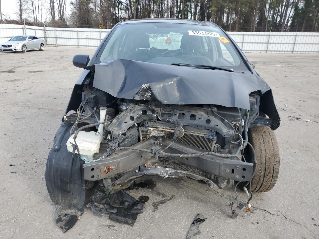 2010 Toyota Yaris VIN JTDKT4K35A5278881 Copart auction photo, front end / side damage thumbnail 5