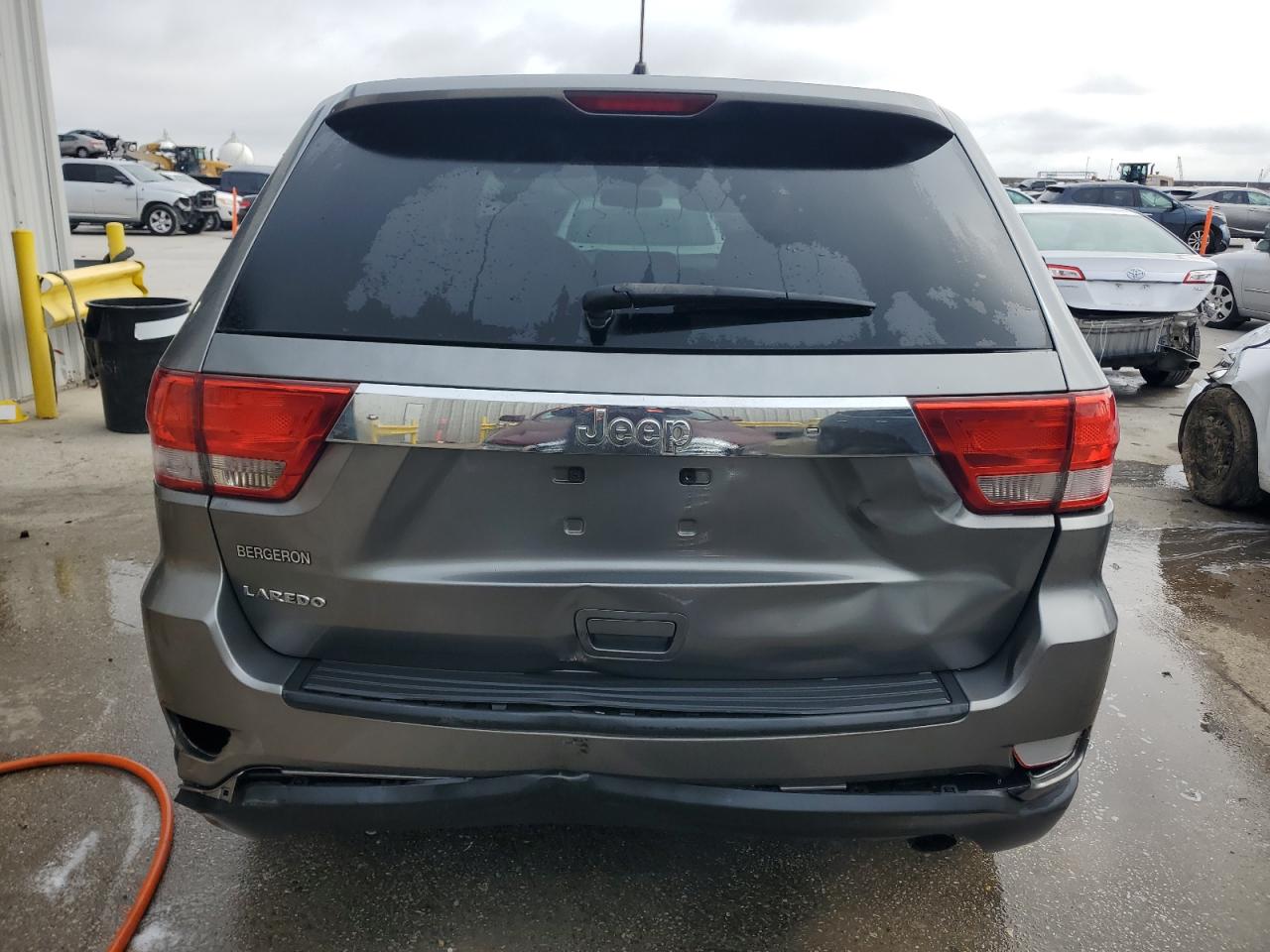 2012 Jeep Grand Cherokee VIN 1C4RJEAG5CC236532 Copart auction photo, rear end damage thumbnail 6