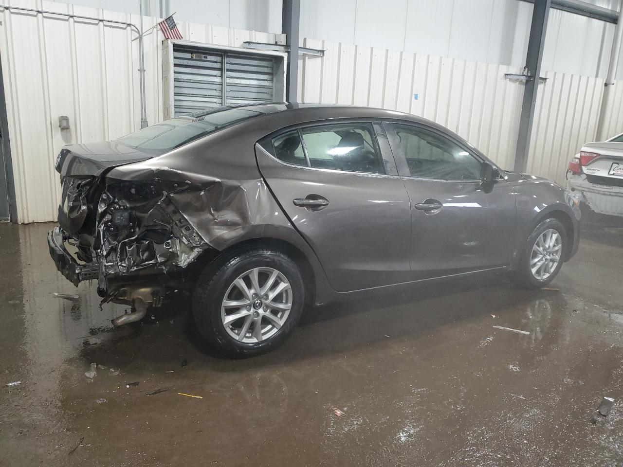 2017 Mazda 3 VIN 3MZBN1U75HM122446 Copart auction photo, rear end damage thumbnail 3