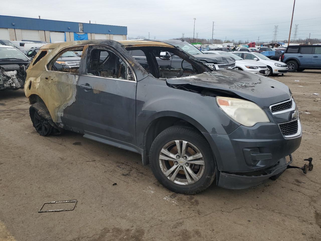 2010 Chevrolet Equinox VIN 2CNALBEW1A6344459 Copart auction photo, burn / burn - interior damage thumbnail 4