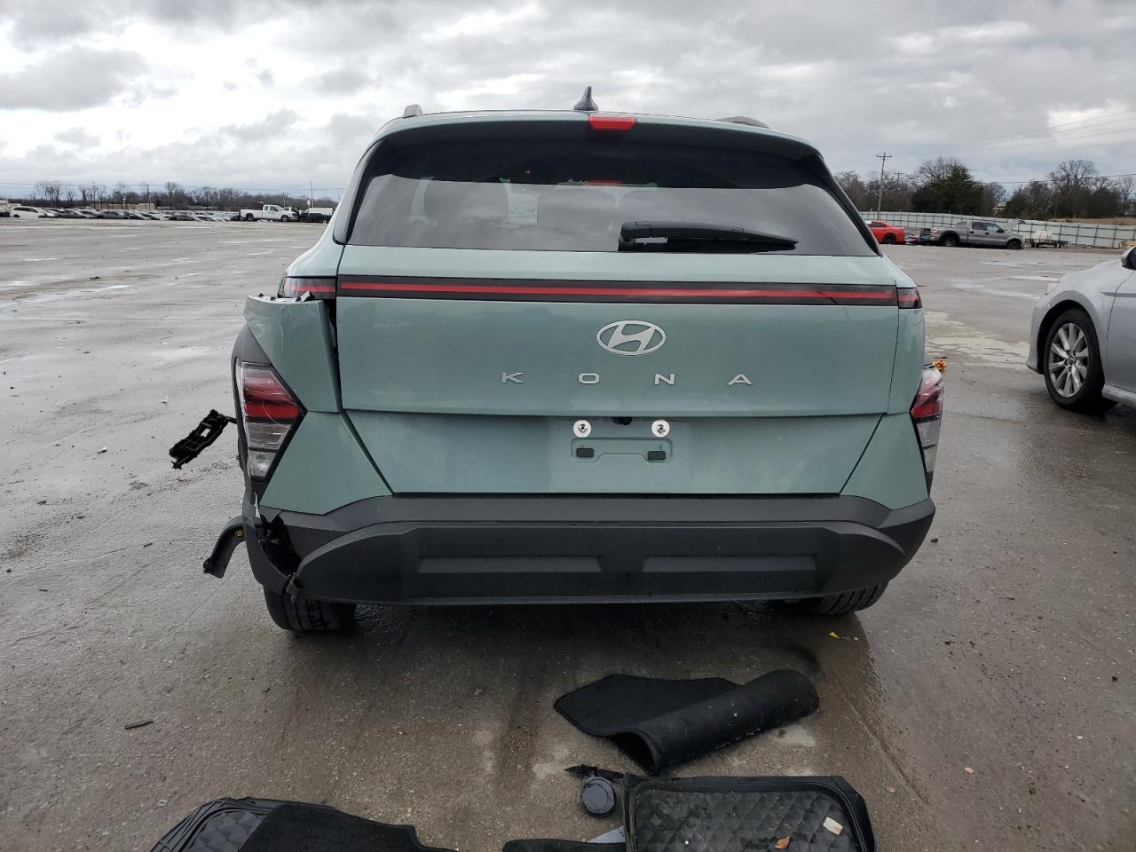 2024 Hyundai Kona VIN KM8HB3AB7RU148808 Copart auction photo, all over damage thumbnail 6