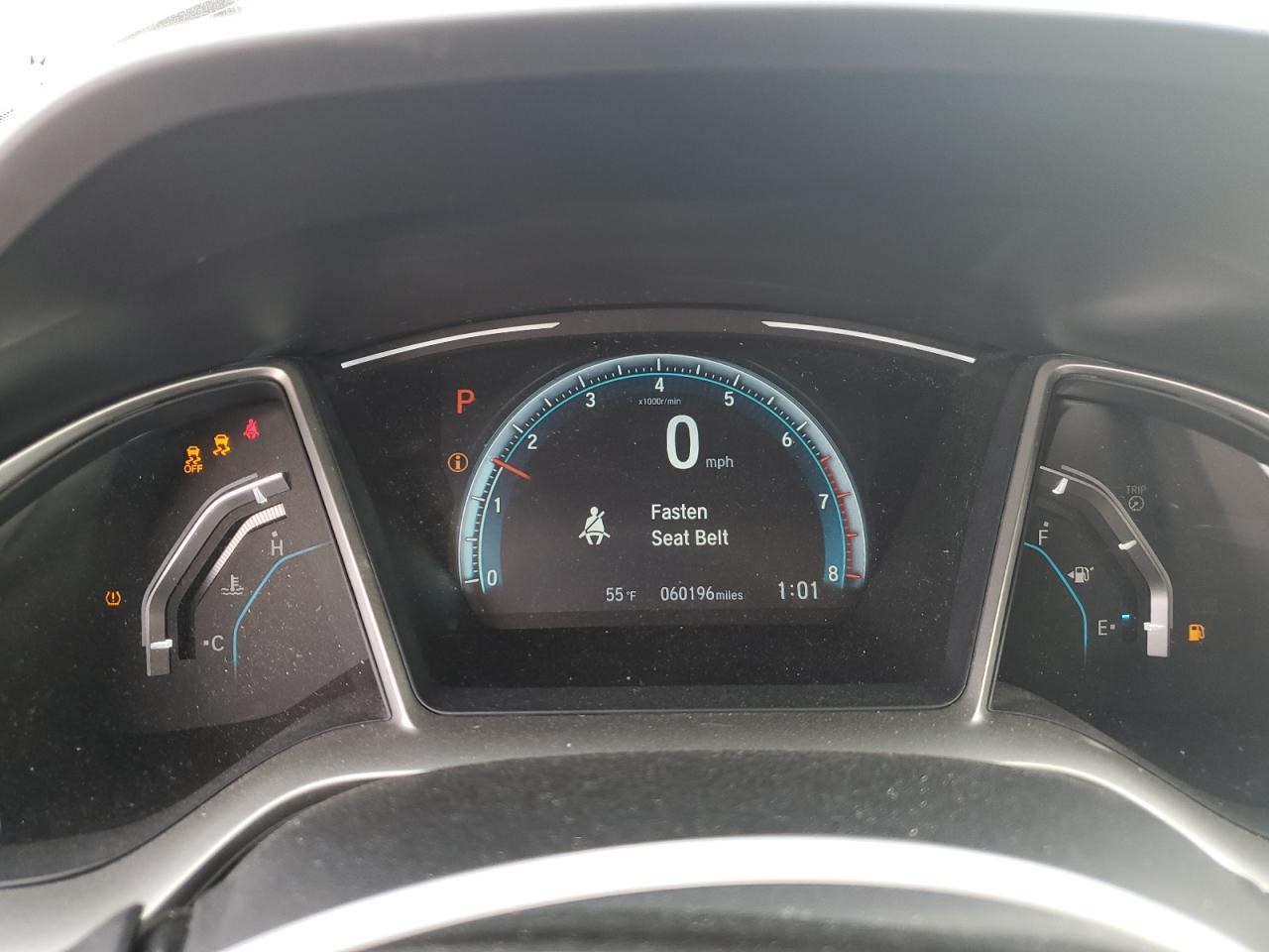2017 Honda Civic VIN 19XFC1F37HE018393 Copart auction photo, rear end / minor dent/scratches damage thumbnail 9