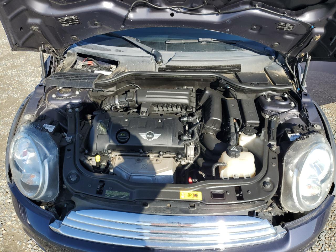 2013 MINI Cooper VIN WMWSU3C52DT679227 Copart auction photo, front end / mechanical damage thumbnail 11