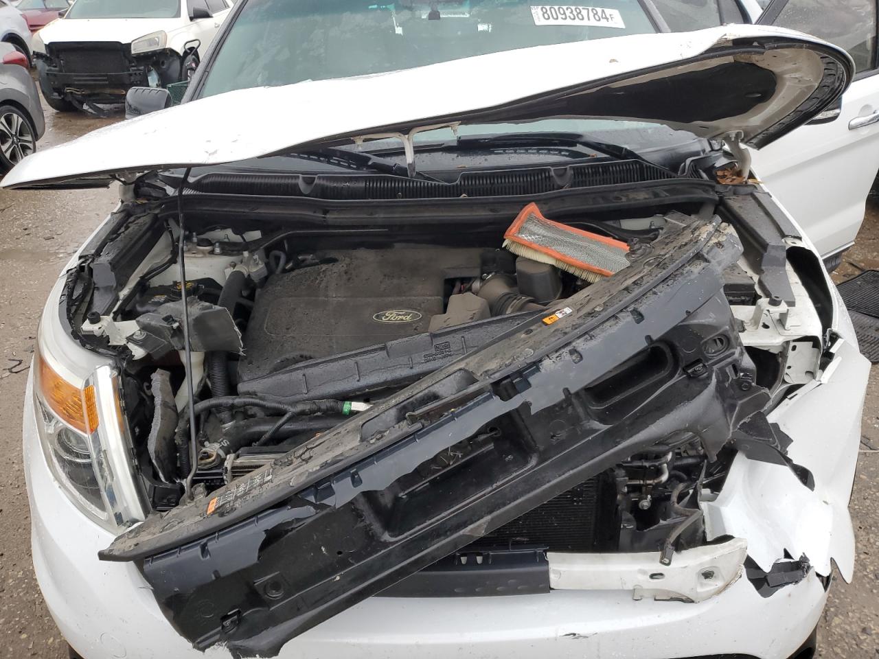 2015 Ford Explorer VIN 1FM5K7D80FGB49366 Copart auction photo, front end / minor dent/scratches damage thumbnail 14