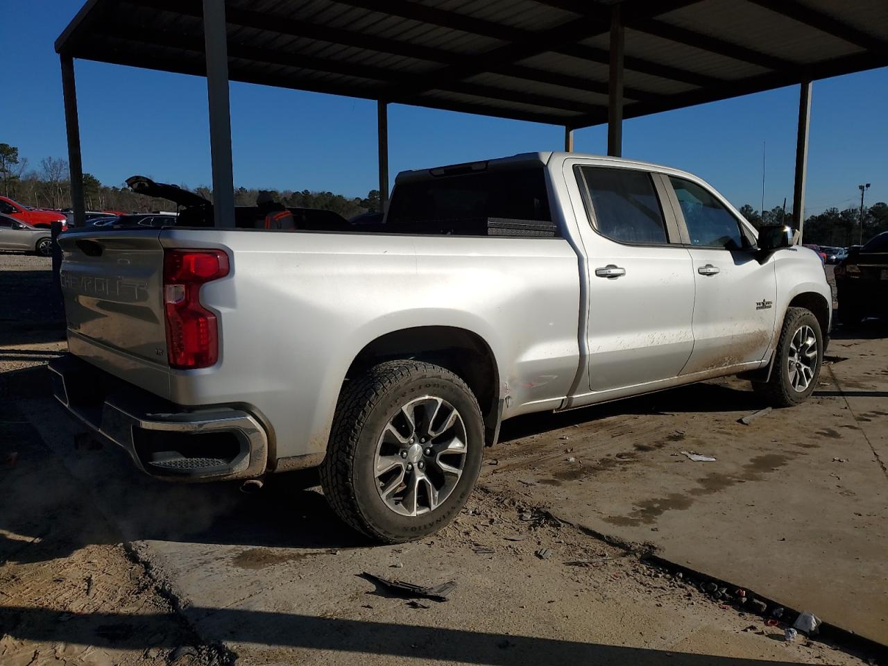 2019 Chevrolet Silverado VIN 3GCPWCED2KG173219 Copart auction photo, undercarriage damage thumbnail 3