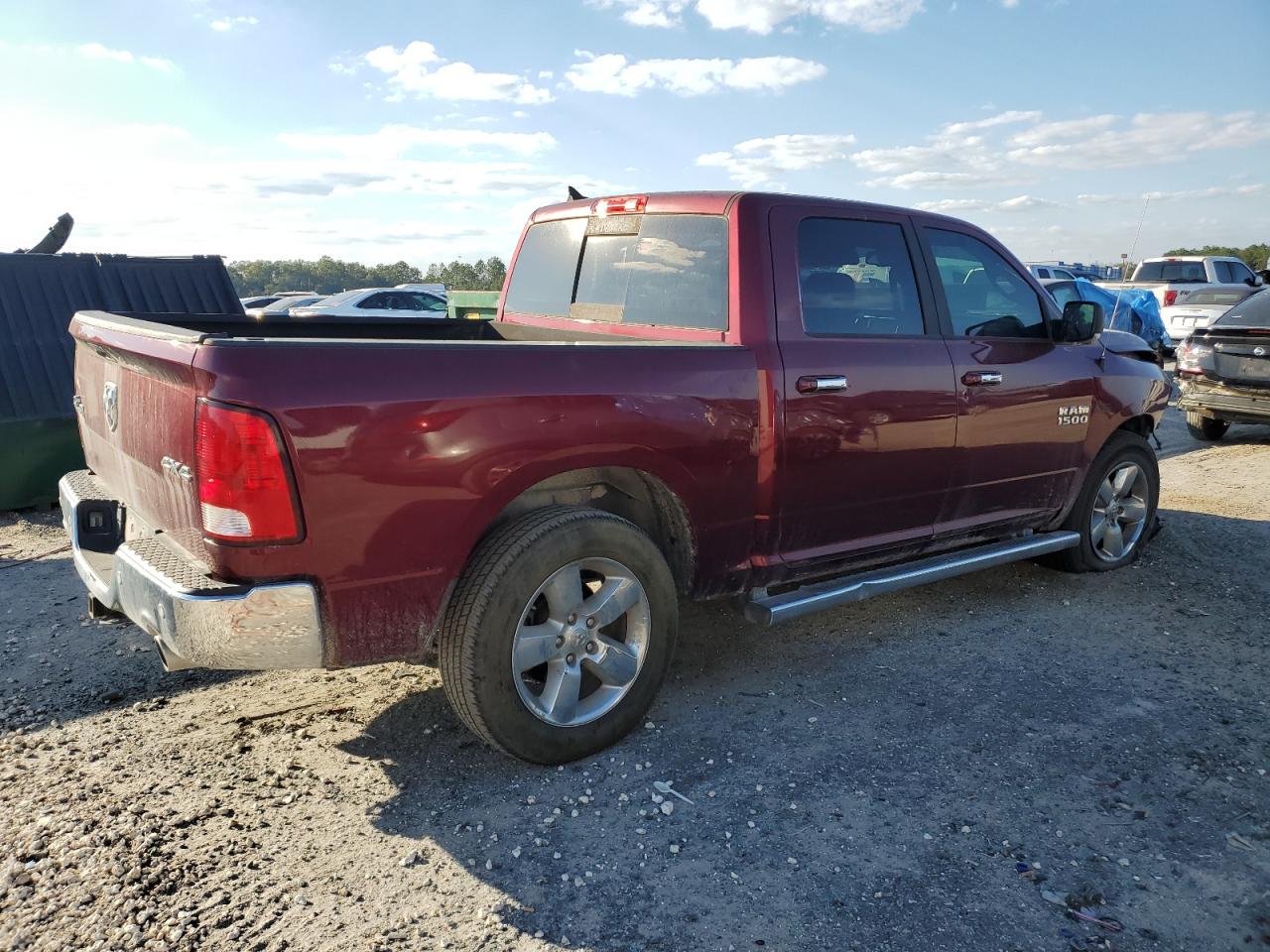 2017 RAM 1500 VIN 1C6RR7LM1HS879035 Copart auction photo, front end damage thumbnail 3