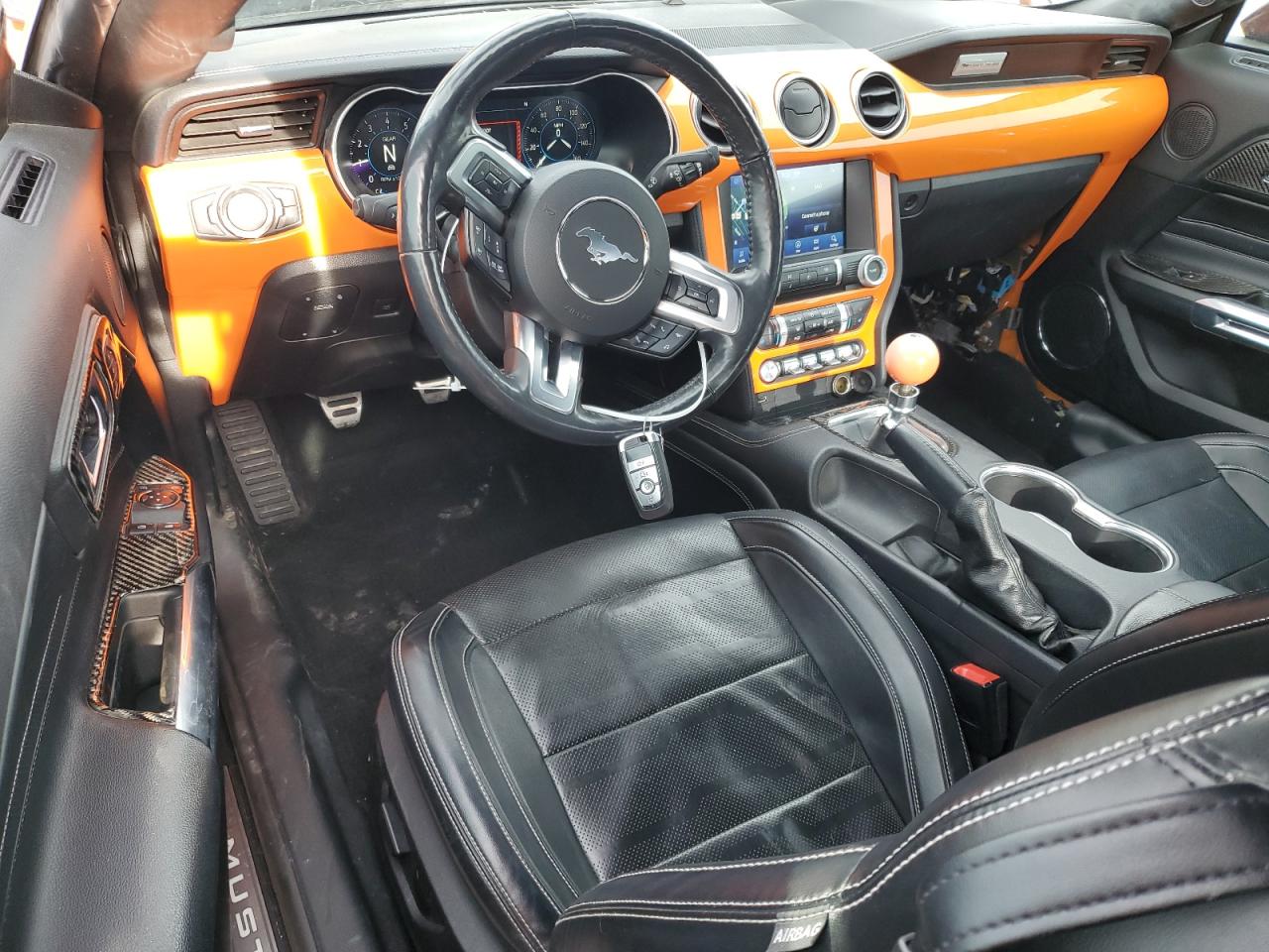 2021 Ford Mustang VIN 1FA6P8CF2M5105030 Copart auction photo, all over damage thumbnail 8