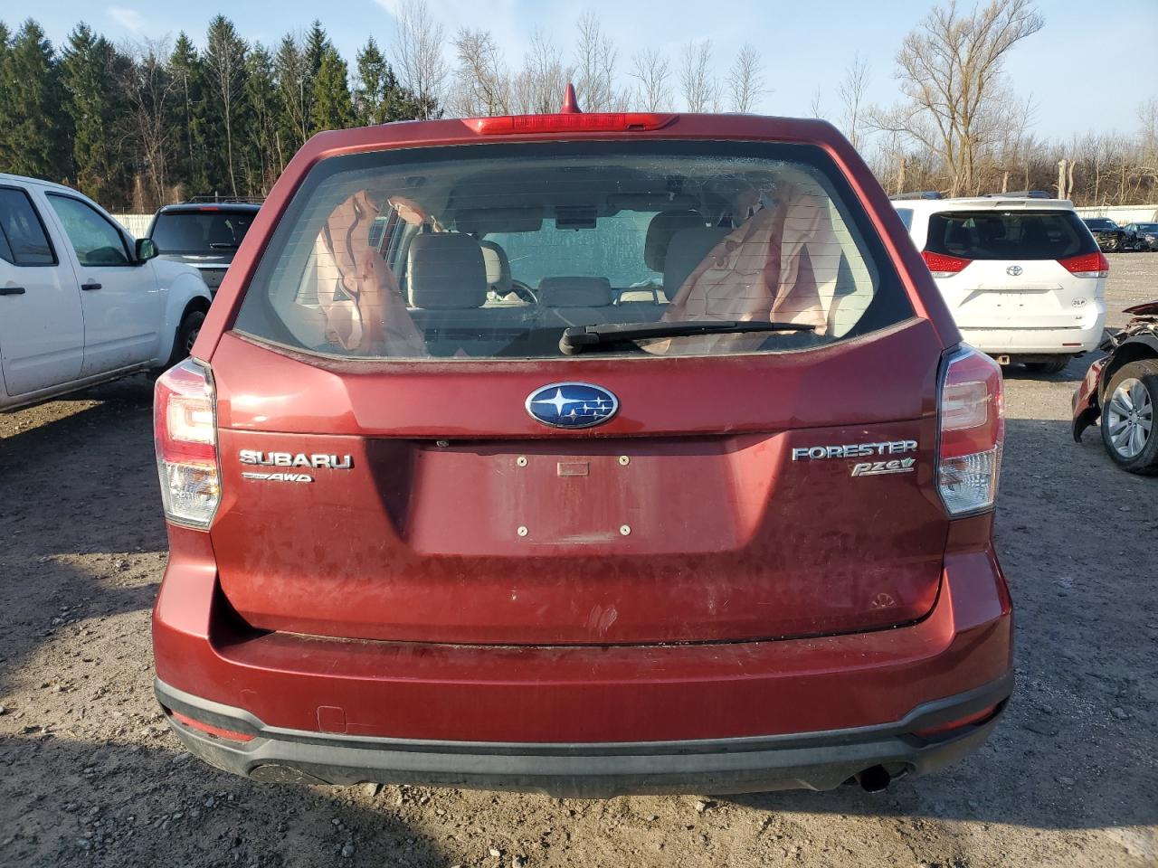 2017 Subaru Forester VIN JF2SJAAC0HG588622 Copart auction photo, front end damage thumbnail 6