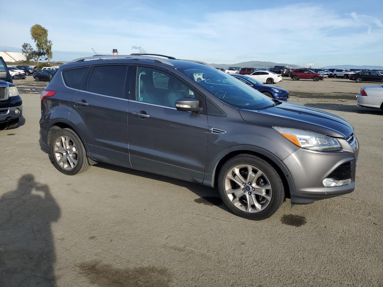 2014 Ford Escape VIN 1FMCU0JX9EUA22717 Copart auction photo, mechanical damage thumbnail 4