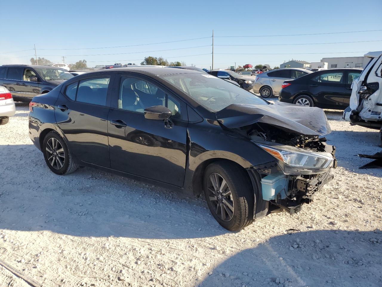 2021 Nissan Versa VIN 3N1CN8EV9ML875381 Copart auction photo, front end / minor dent/scratches damage thumbnail 4
