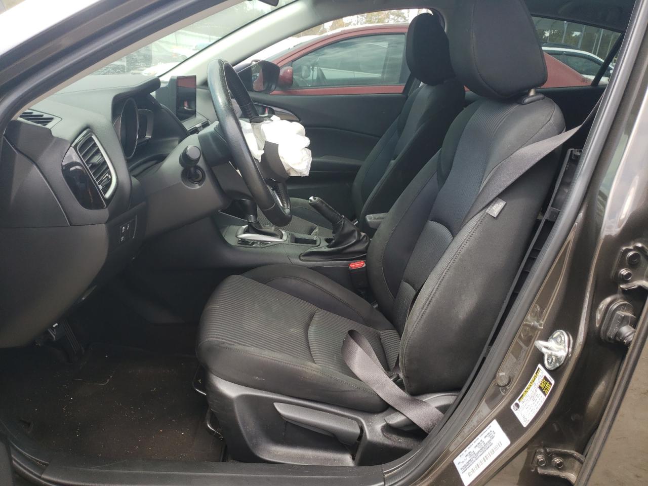 2014 Mazda 3 VIN JM1BM1L71E1193580 Copart auction photo, front end / side damage thumbnail 7