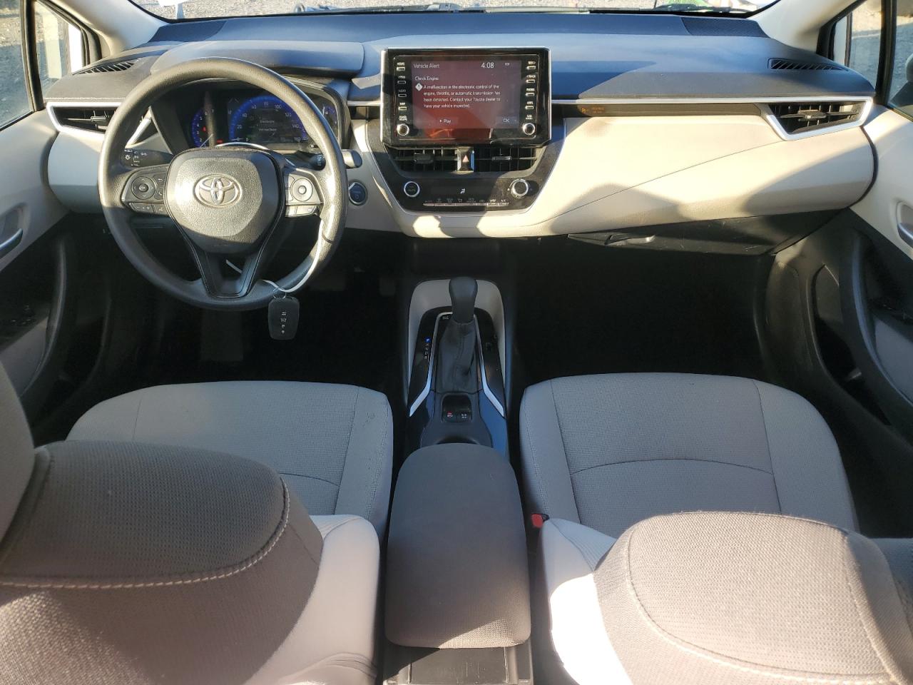 2020 Toyota Corolla VIN JTDEBRBE6LJ025951 Copart auction photo, front end / rear end damage thumbnail 8