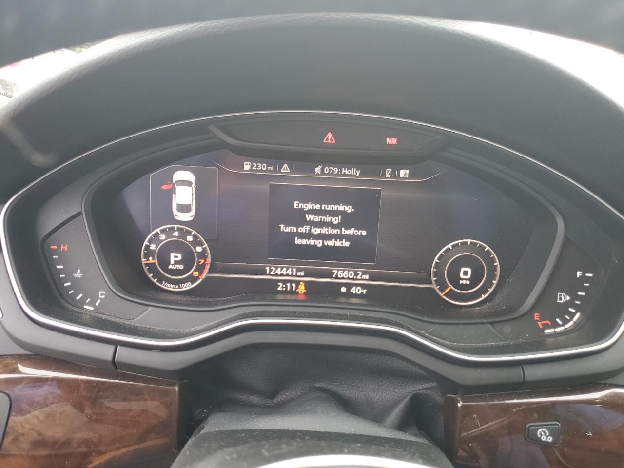 2018 Audi A5 VIN WAUENCF51JA009567 Copart auction photo, mechanical damage thumbnail 9