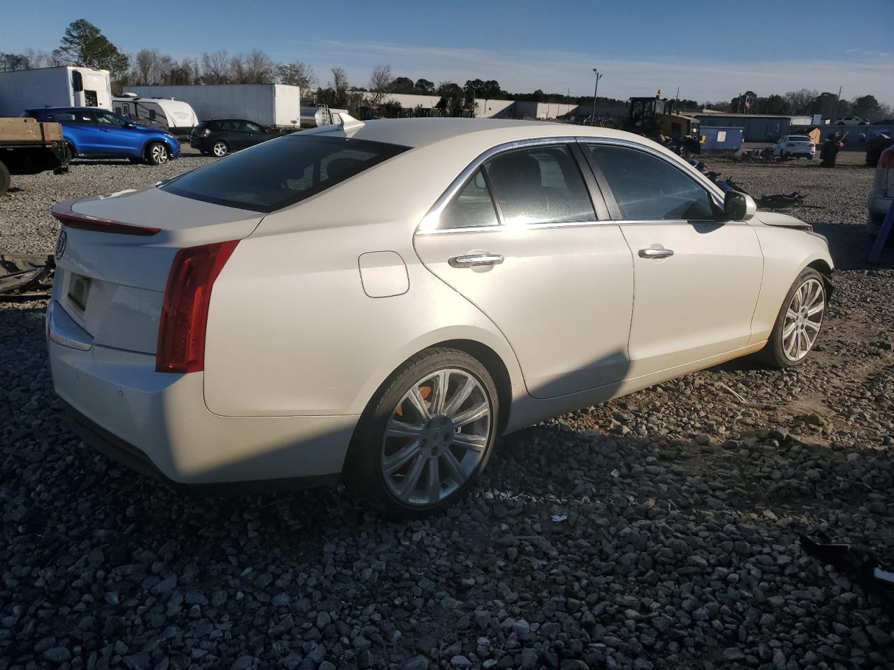 2014 Cadillac ATS VIN 1G6AB5RA7E0174147 Copart auction photo, front end damage thumbnail 3