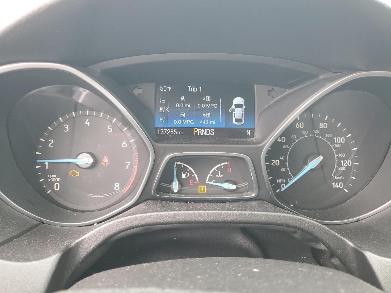 2017 Ford Focus VIN 1FADP3H23HL224836 Copart auction photo, front end / side damage thumbnail 9