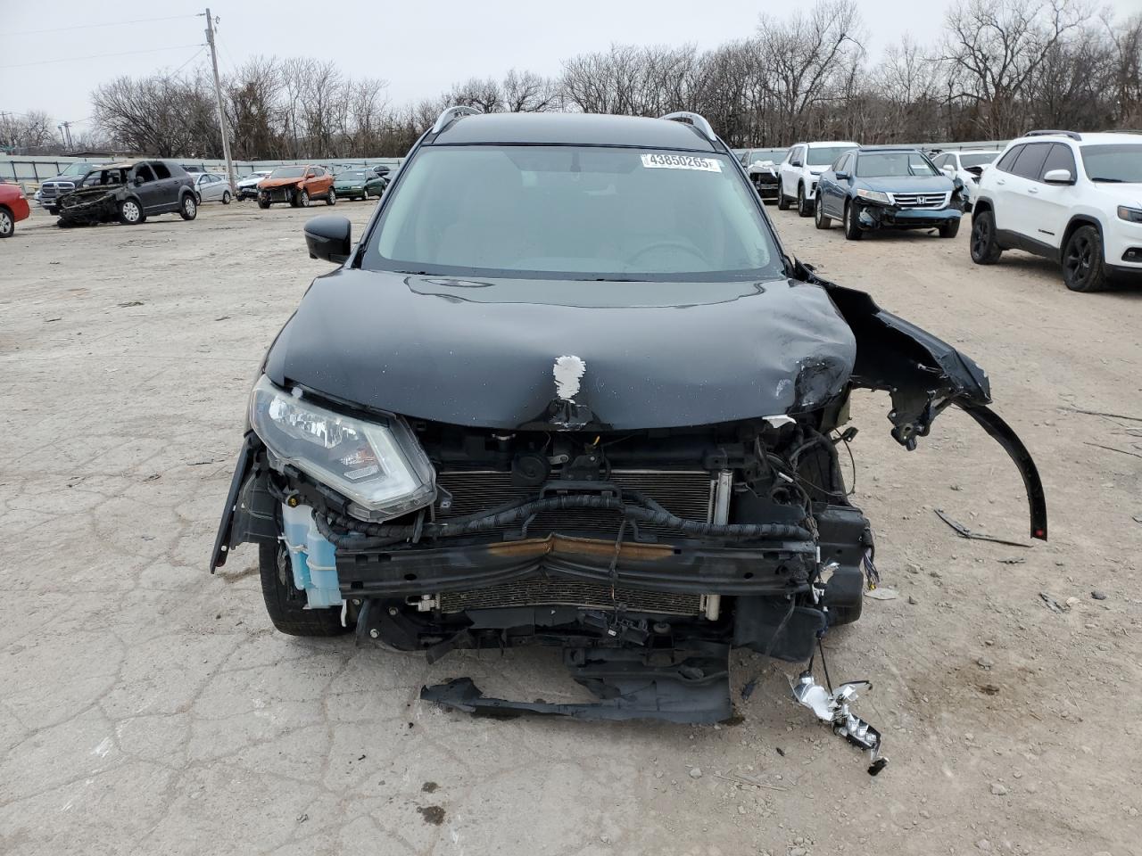 2017 Nissan Rogue VIN 5N1AT2MN4HC738063 Copart auction photo, front end / side damage thumbnail 5