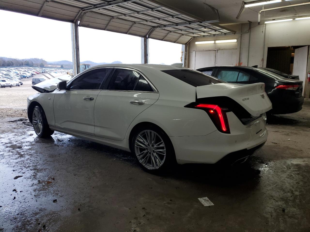 2022 Cadillac CT4 VIN 1G6DB5RK7N0111748 Copart auction photo, front end / undercarriage damage thumbnail 2