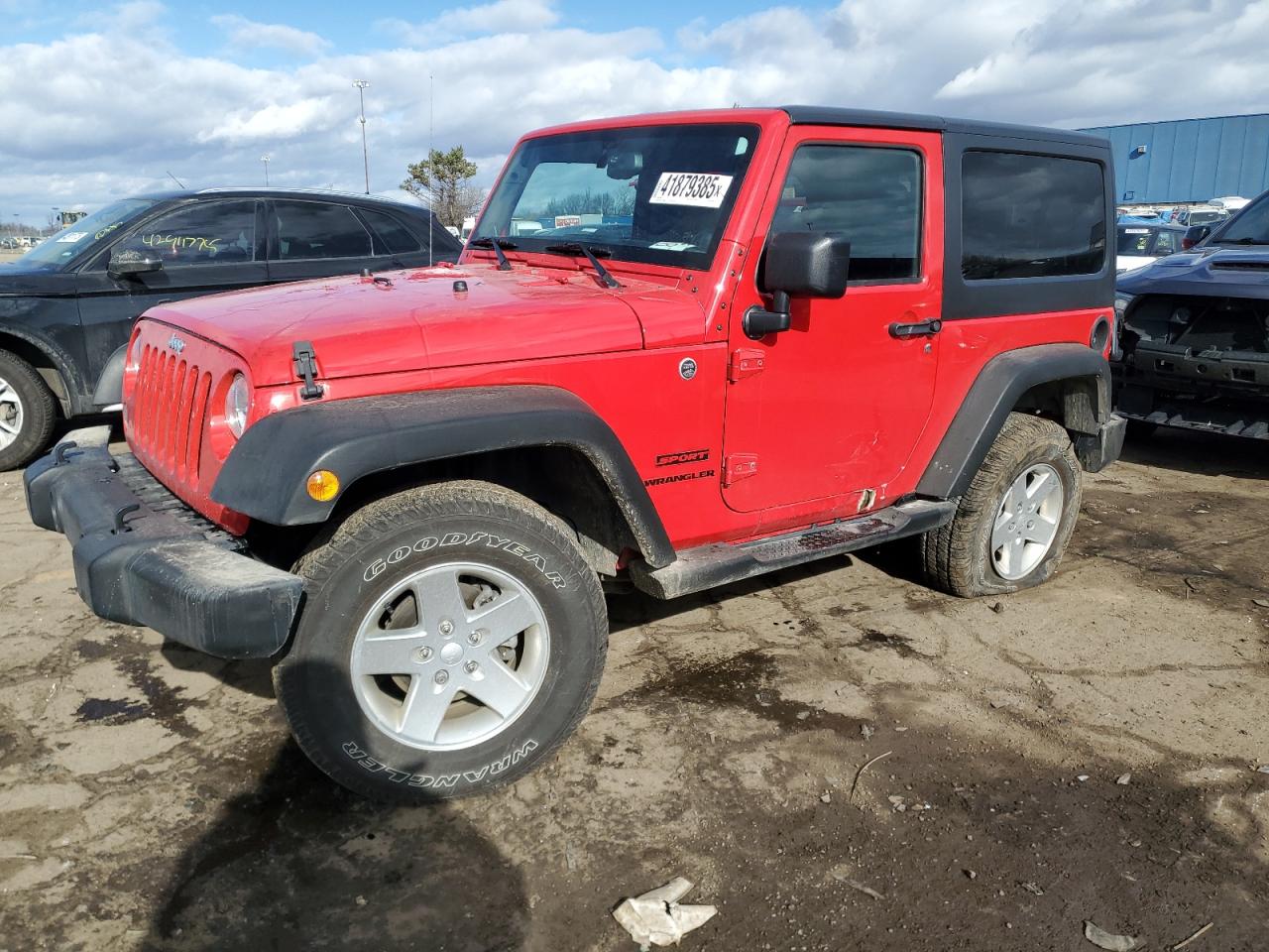 2014 Jeep Wrangler VIN 1C4AJWAG5EL155455