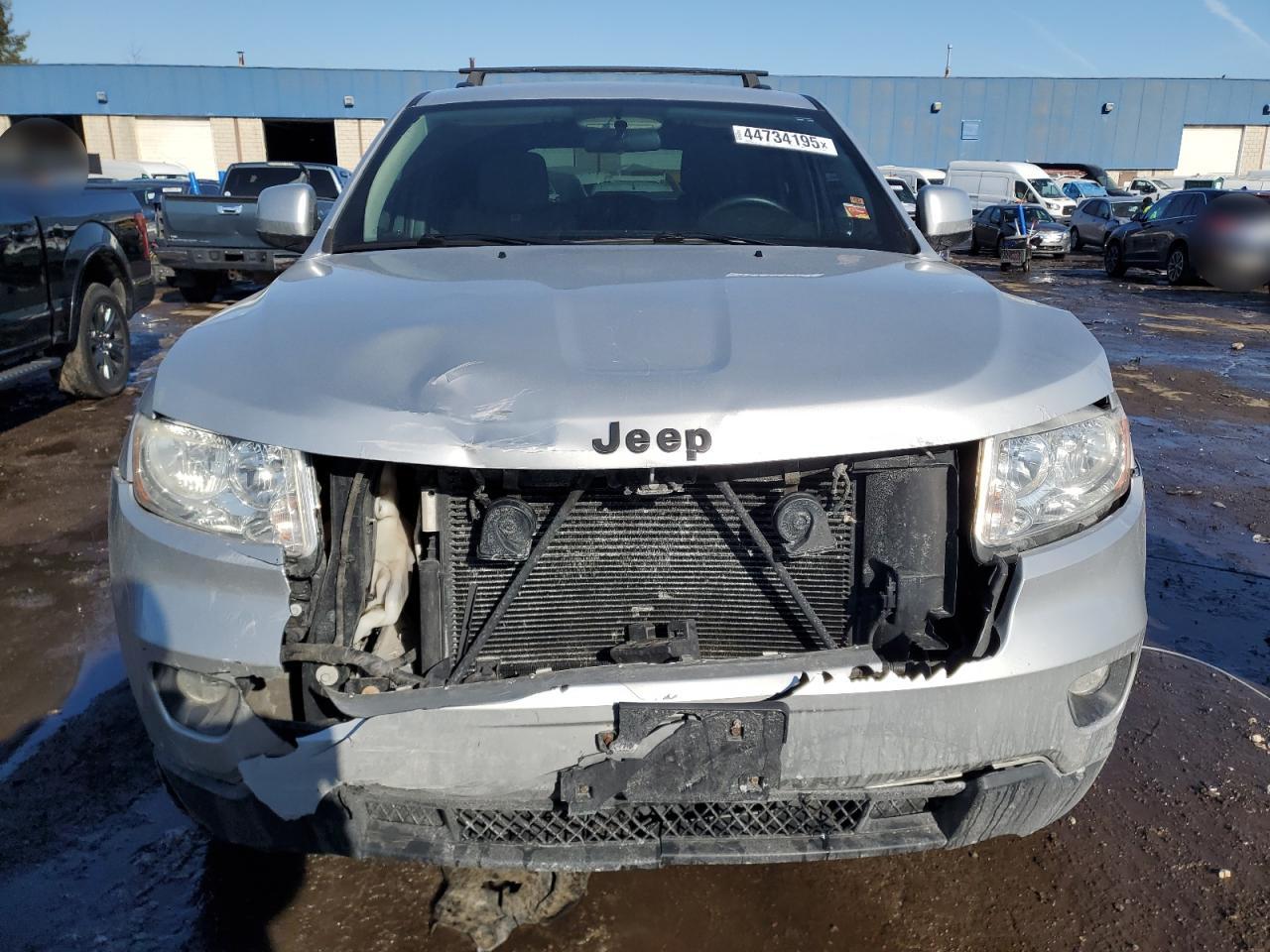 2013 Jeep Grand Cherokee VIN 1C4RJFAG1DC507657 Copart auction photo, front end damage thumbnail 5