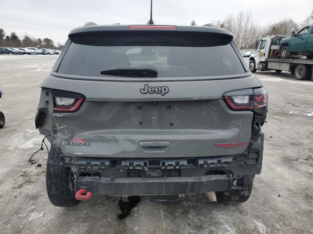 2022 Jeep Compass VIN 3C4NJDDB2NT122391 Copart auction photo, rear end damage thumbnail 6