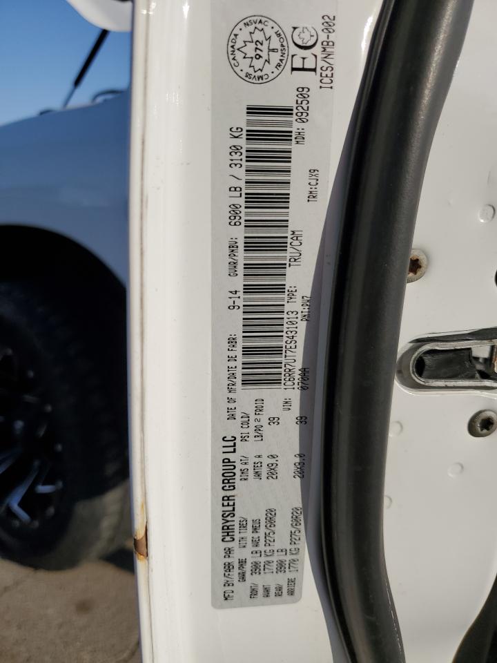 2014 RAM 1500 VIN 1C6RR7UT7ES431013 Copart auction photo, minor dent/scratches damage thumbnail 12