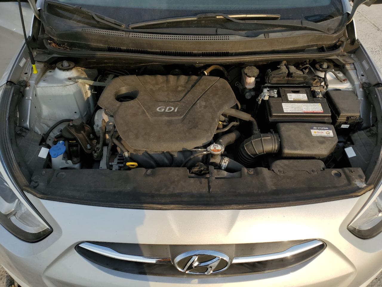 2016 Hyundai Accent VIN KMHCT4AE0GU064091 Copart auction photo, side damage thumbnail 12