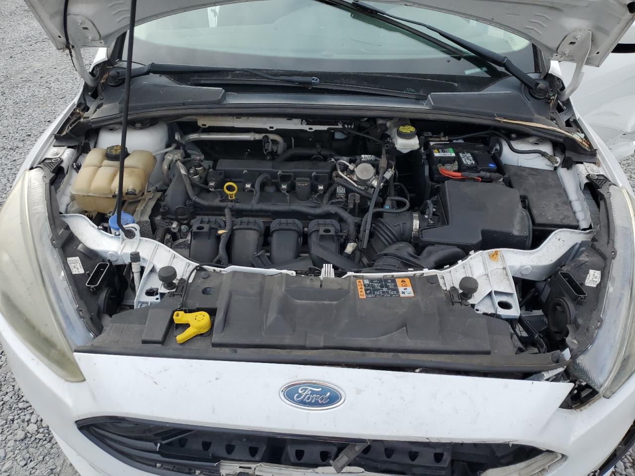 2018 Ford Focus VIN 1FADP3F29JL308300 Copart auction photo, water/flood / all over damage thumbnail 11