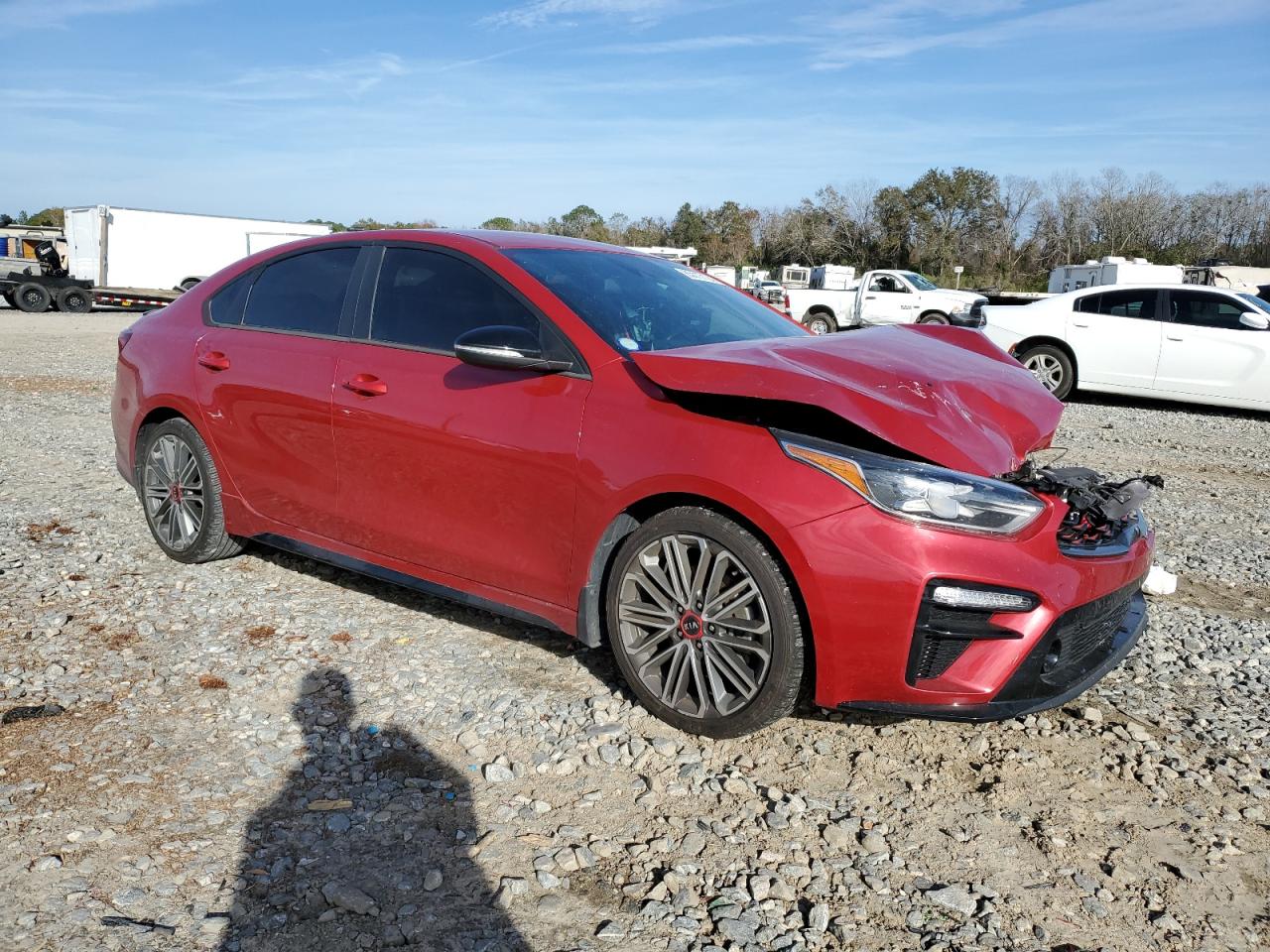 2020 KIA Forte VIN 3KPF44AC3LE159881 Copart auction photo, front end damage thumbnail 4