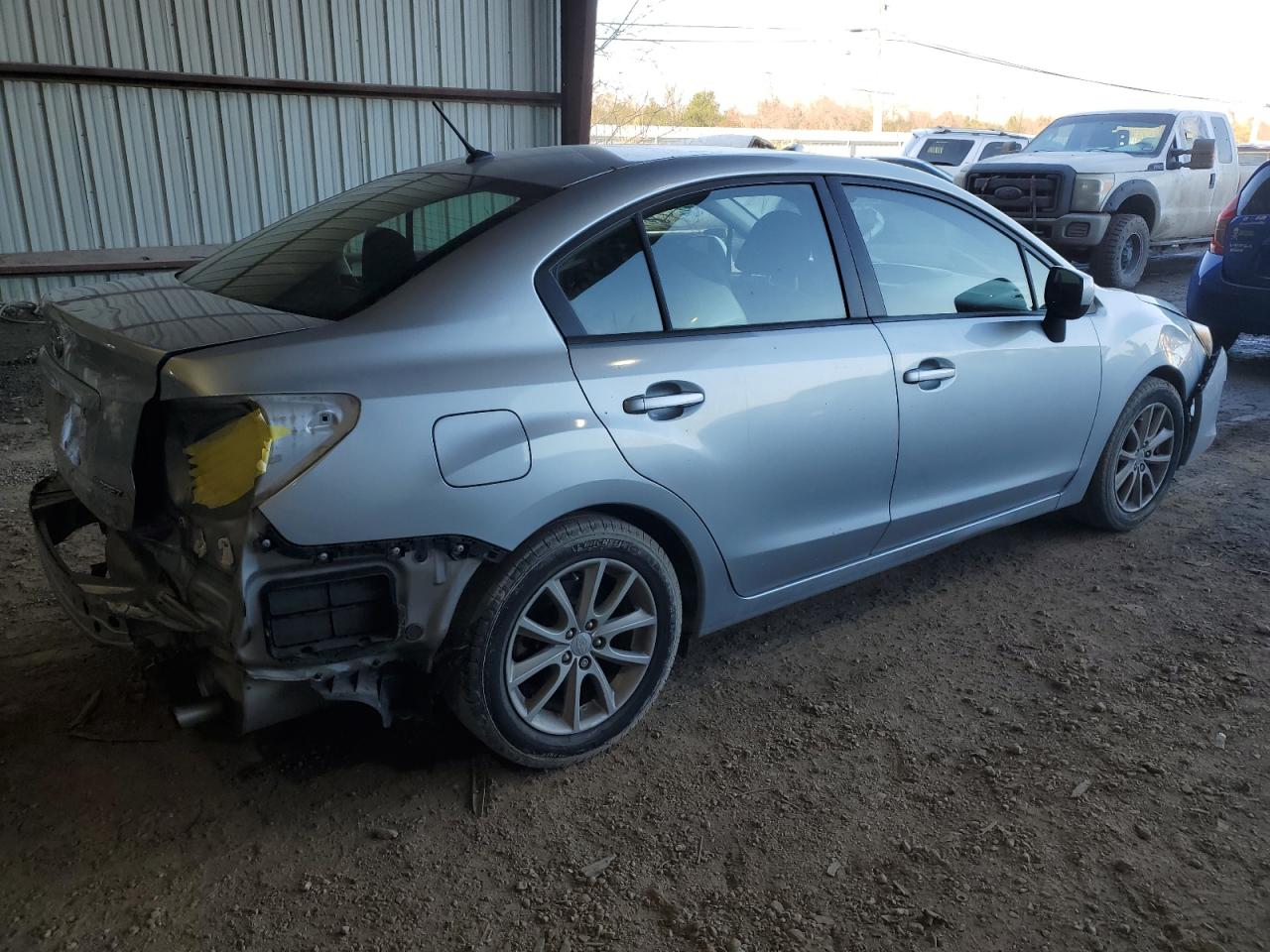 2013 Subaru Impreza VIN JF1GJAB66DH010743 Copart auction photo, front end / rear end damage thumbnail 3