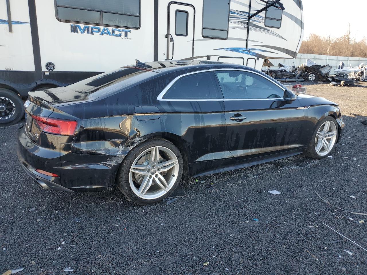 2018 Audi A5 VIN WAUTNAF56JA005249 Copart auction photo, rear end / minor dent/scratches damage thumbnail 3