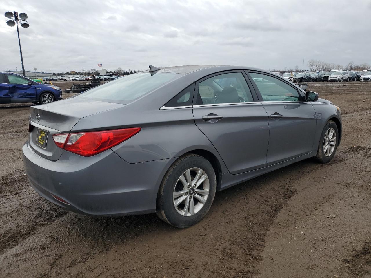 2011 Hyundai Sonata VIN 5NPEB4AC1BH151659 Copart auction photo, side / front end damage thumbnail 3