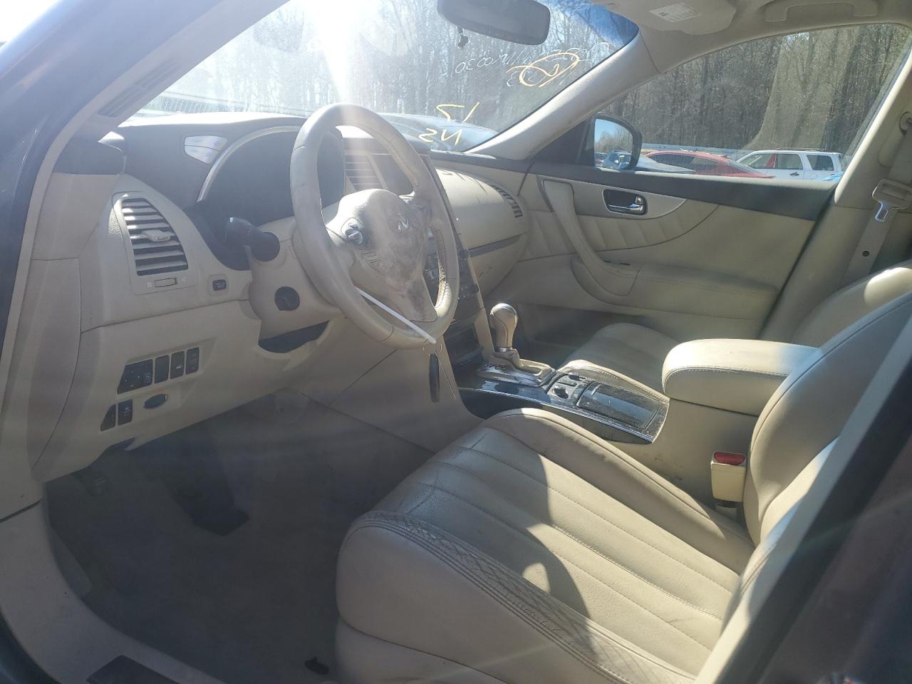 2013 Infiniti FX VIN JN8CS1MU0DM141373 Copart auction photo, vandalism damage thumbnail 7