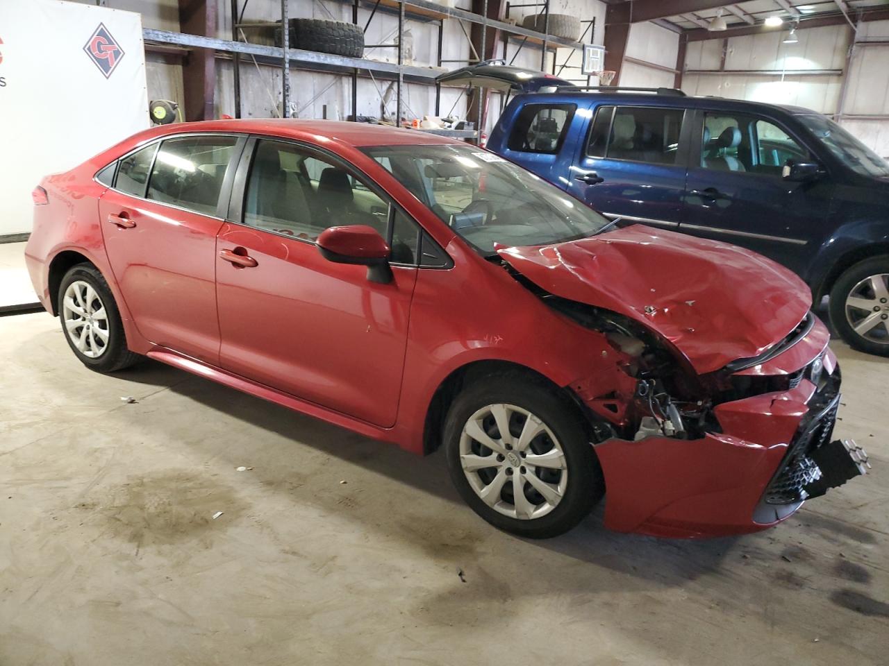 2020 Toyota Corolla VIN JTDEPRAE2LJ023780 Copart auction photo, front end / minor dent/scratches damage thumbnail 4