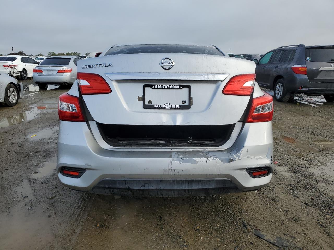 2017 Nissan Sentra VIN 3N1AB7AP6HY340261 Copart auction photo, rear end / front end damage thumbnail 6
