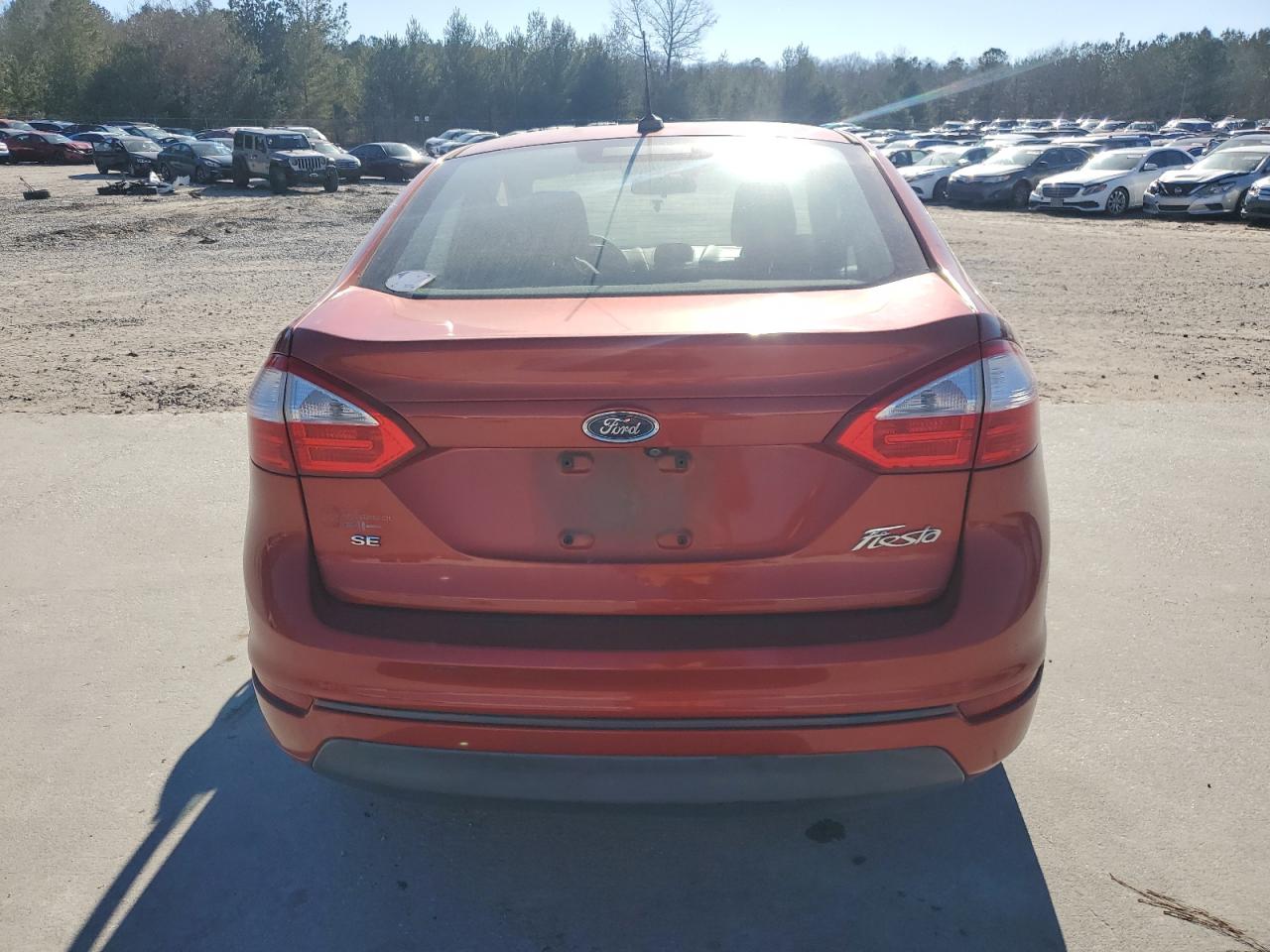 2018 Ford Fiesta VIN 3FADP4BJ7JM103527 Copart auction photo, side / front end damage thumbnail 6
