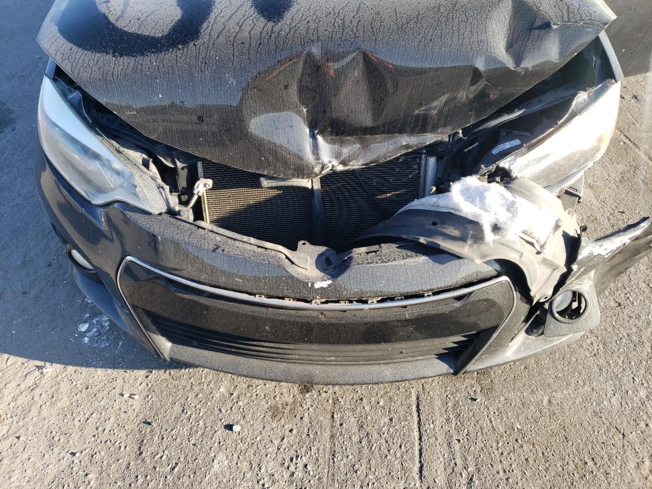 2015 Toyota Corolla VIN 2T1BURHE8FC450155 Copart auction photo, front end damage thumbnail 12