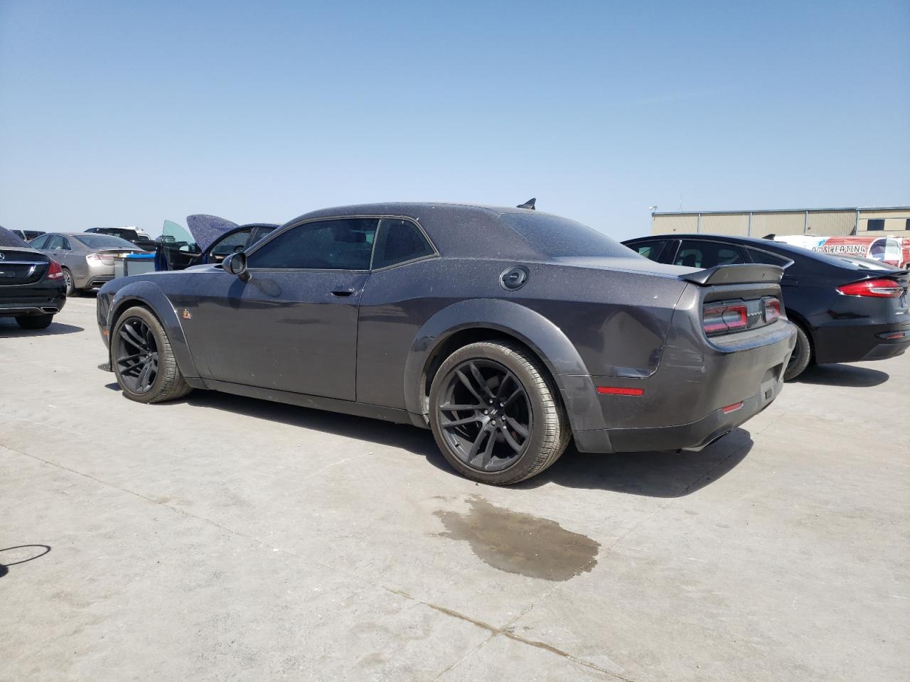 2021 Dodge Challenger VIN 2C3CDZFJ6MH676884 Copart auction photo, side / hail damage thumbnail 2