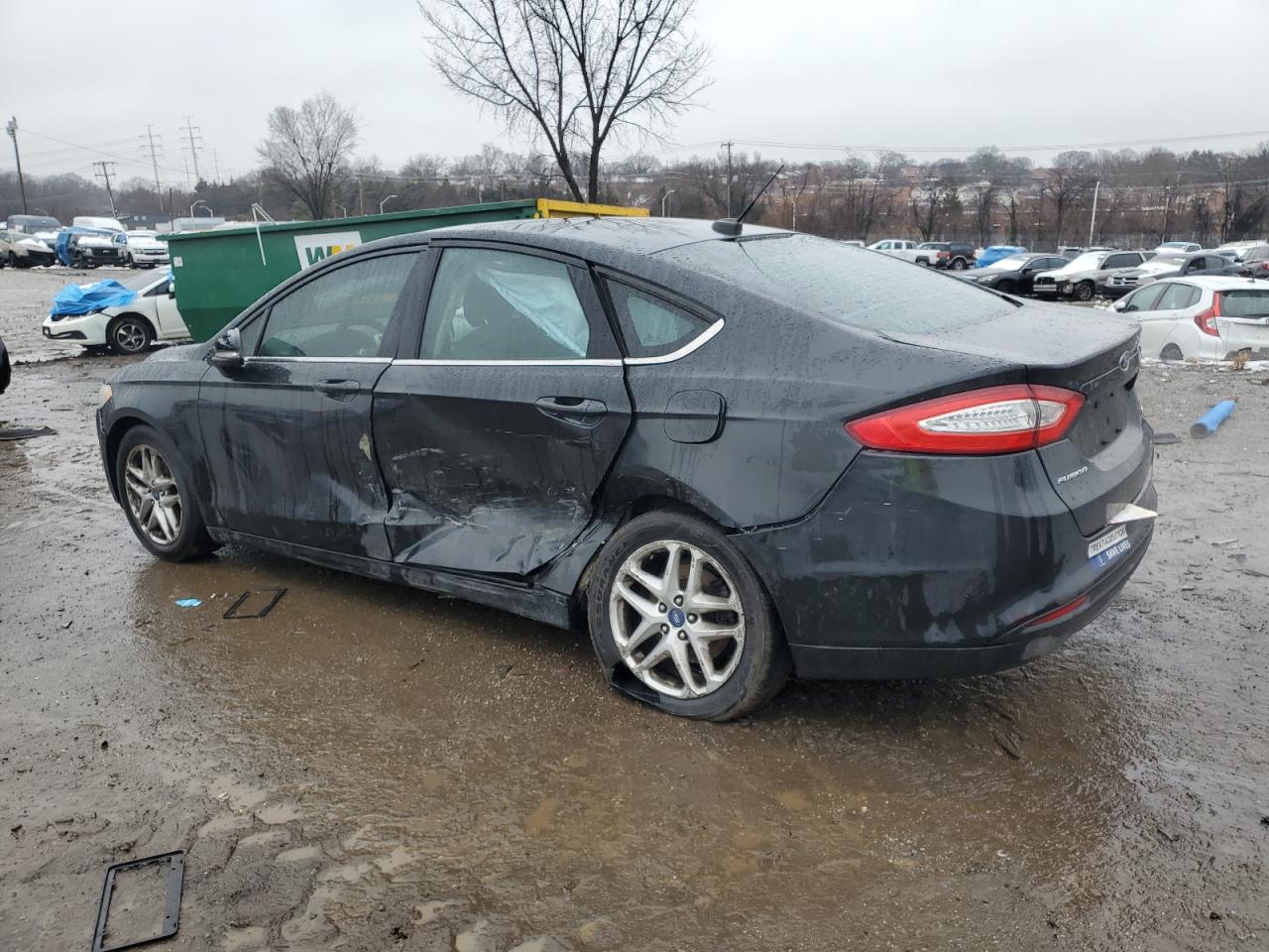 2013 Ford Fusion VIN 3FA6P0H75DR347634 Copart auction photo, side damage thumbnail 2