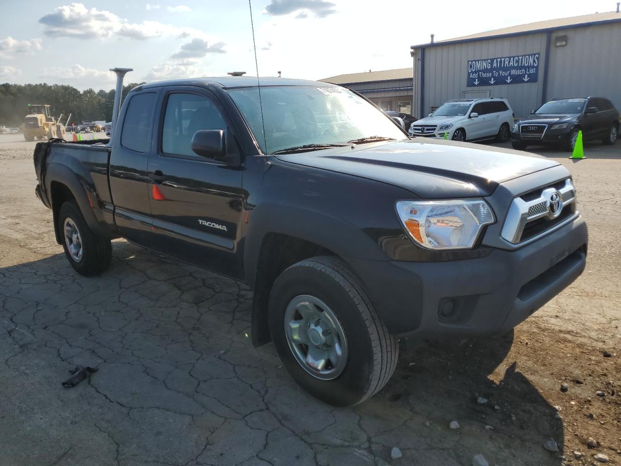 2014 Toyota Tacoma VIN 5TFUX4EN0EX025441 Copart auction photo, burn damage thumbnail 4