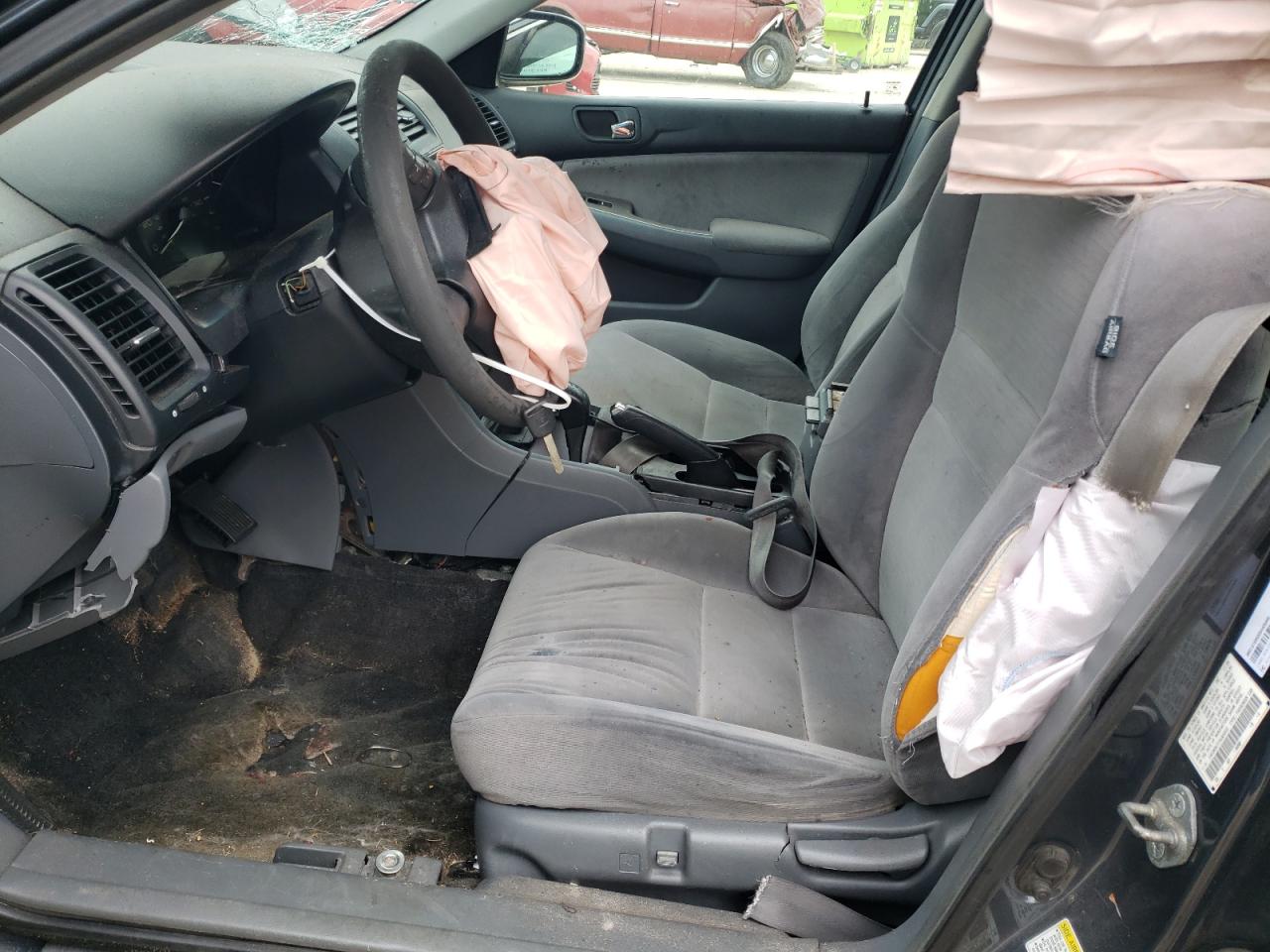 2007 Honda Accord VIN 1HGCM56777A065937 Copart auction photo, front end / side damage thumbnail 7