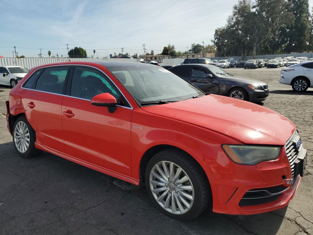 2016 Audi A3 VIN WAUTPBFF8GA092797 Copart auction photo, rear end damage thumbnail 4