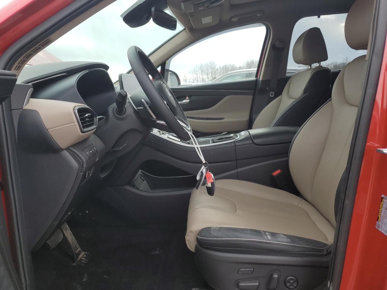 2023 Hyundai Santa Fe VIN 5NMS5DA12PH009480 Copart auction photo, front end / side damage thumbnail 7