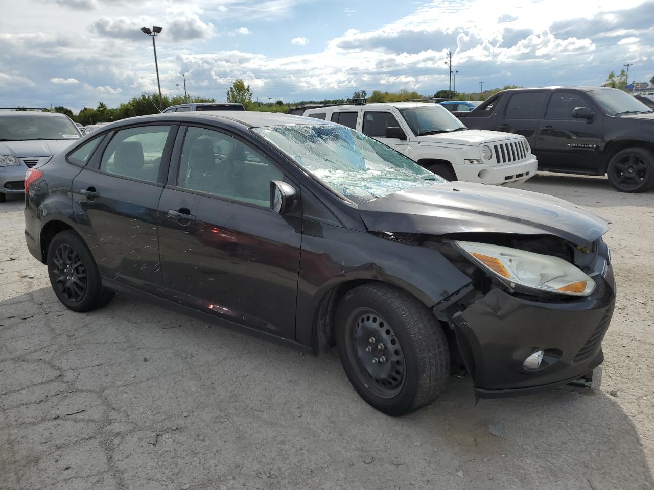 2012 Ford Focus VIN 1FAHP3F22CL297600 Copart auction photo, all over damage thumbnail 4