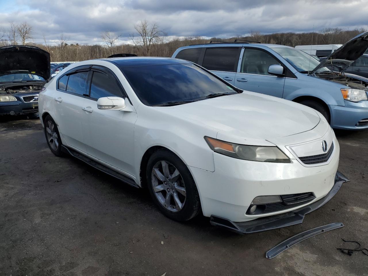 2012 Acura TL VIN 19UUA8F52CA025773 Copart auction photo, all over damage thumbnail 4
