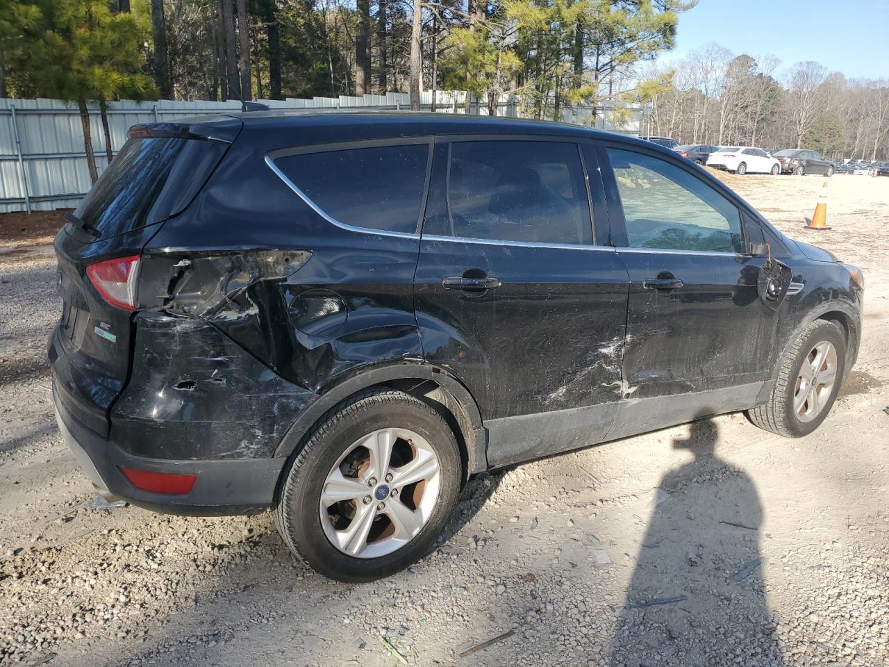 2016 Ford Escape VIN 1FMCU0GX9GUB67430 Copart auction photo, side damage thumbnail 3