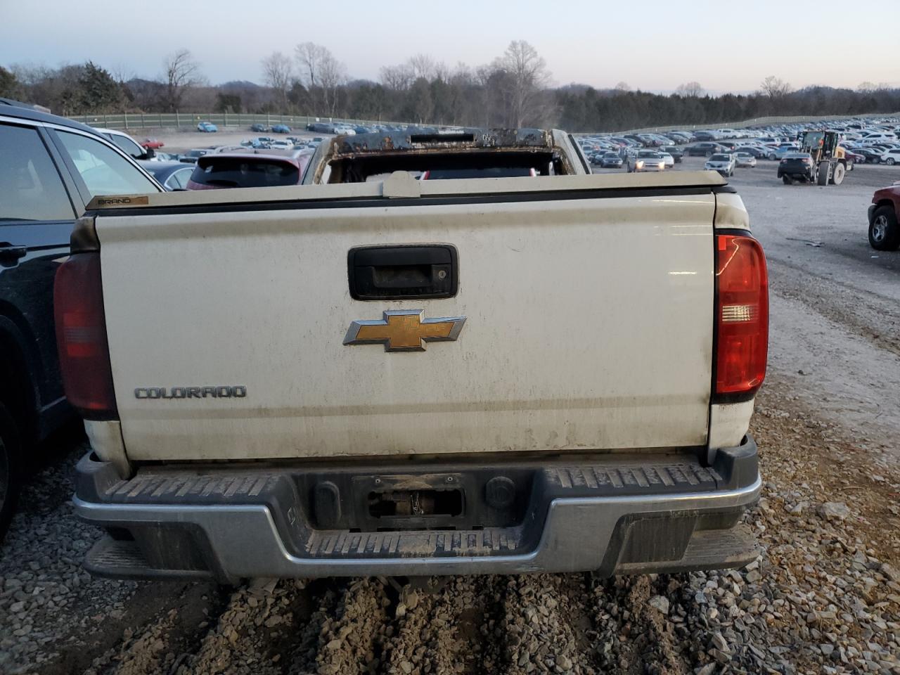 2019 Chevrolet Colorado VIN 1GCHSBEA7K1287957 Copart auction photo, burn damage thumbnail 6