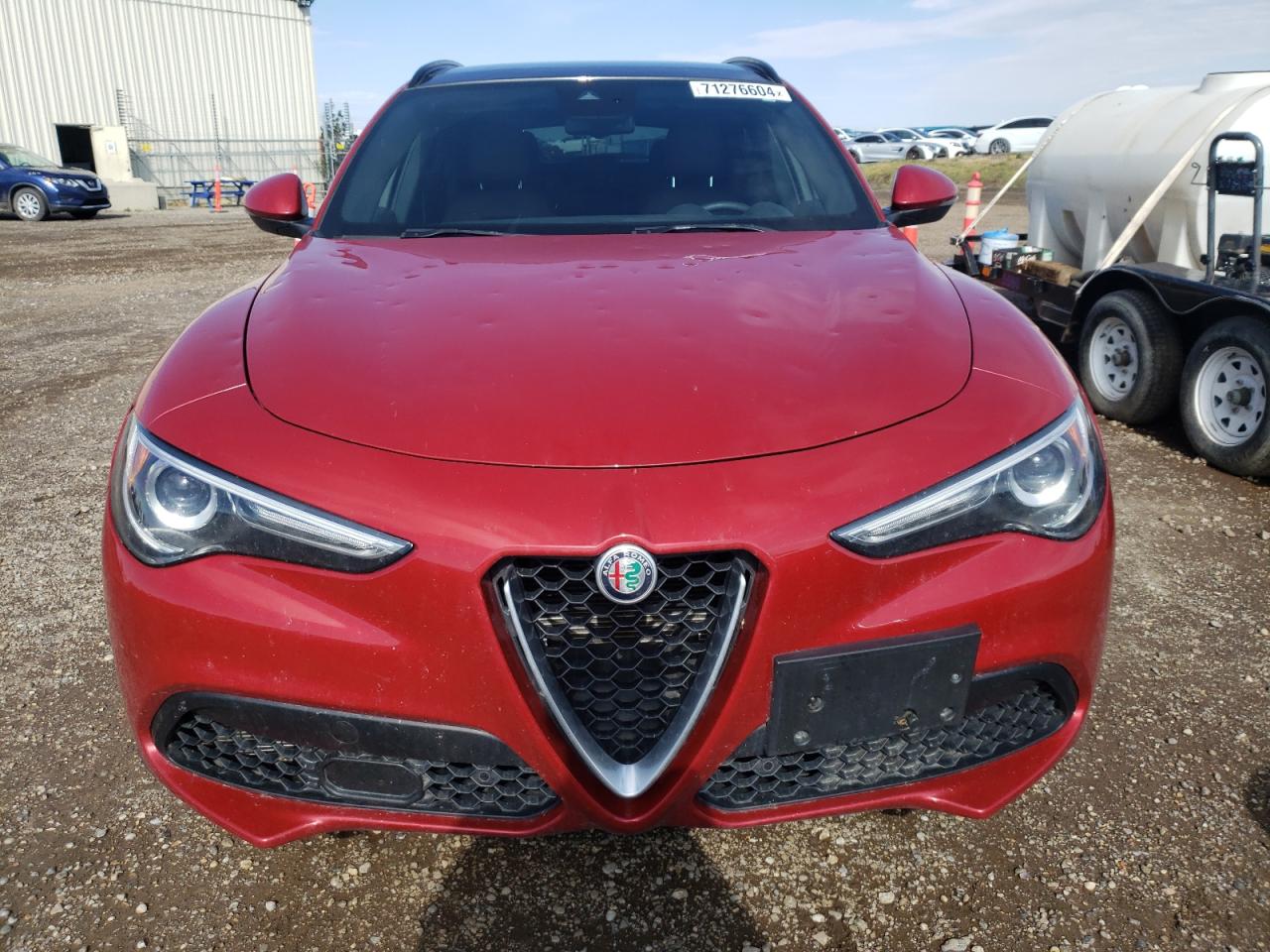2018 Alfa Romeo Stelvio VIN ZASFAKNN3J7B98788 Copart auction photo, hail / minor dent/scratches damage thumbnail 5