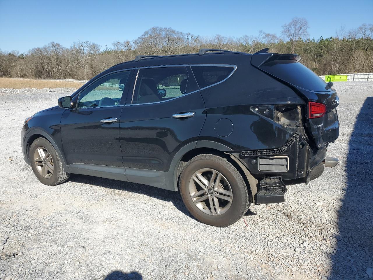 2017 Hyundai Santa Fe VIN 5XYZU3LB4HG429724 Copart auction photo, rear end damage thumbnail 2