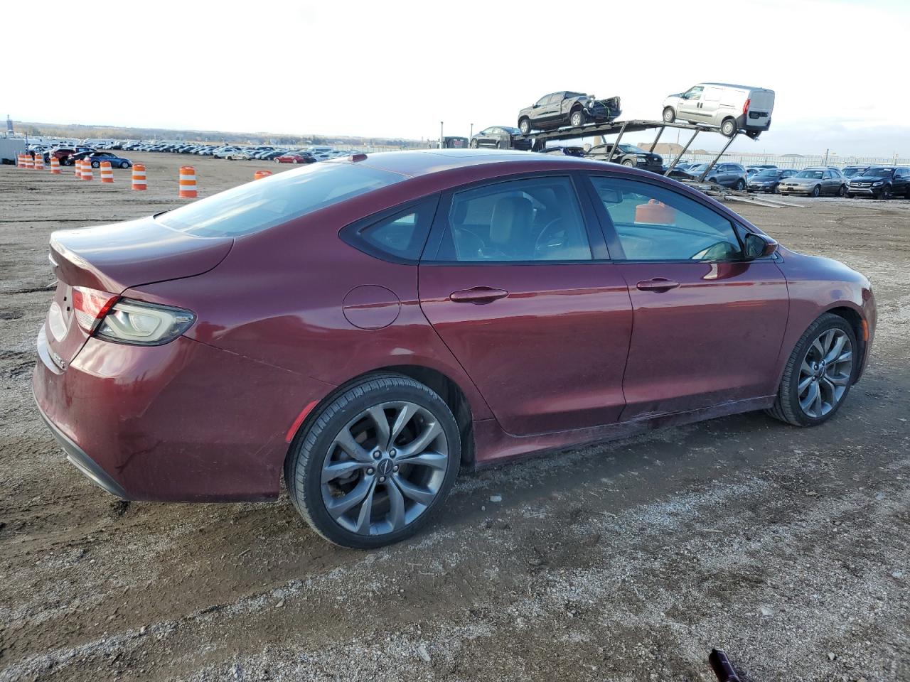 2015 Chrysler 200 VIN 1C3CCCBB9FN617515 Copart auction photo, hail / side damage thumbnail 3