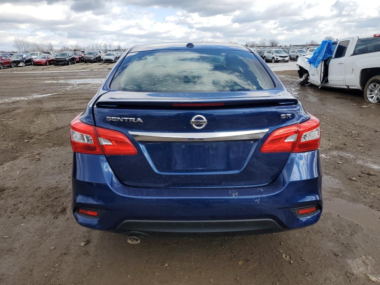 2017 Nissan Sentra VIN 3N1AB7AP4HY344857 Copart auction photo, side / rear end damage thumbnail 6